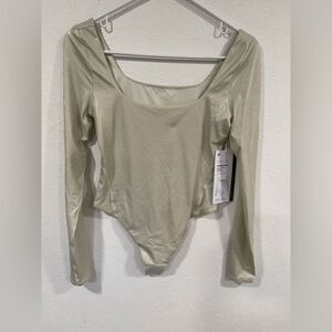 NWT Lululemon Wundermost Shimmer Nulu Bodysuit Size Small